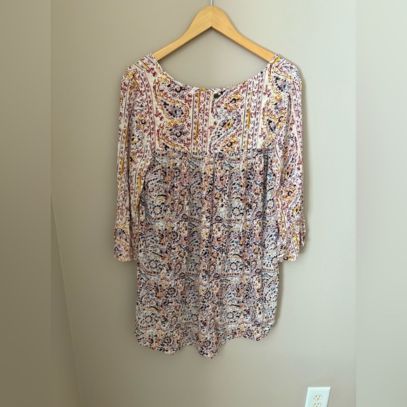 Billabong Floral Print Women's Dress with Tassels Size L - Picture 4 of 4